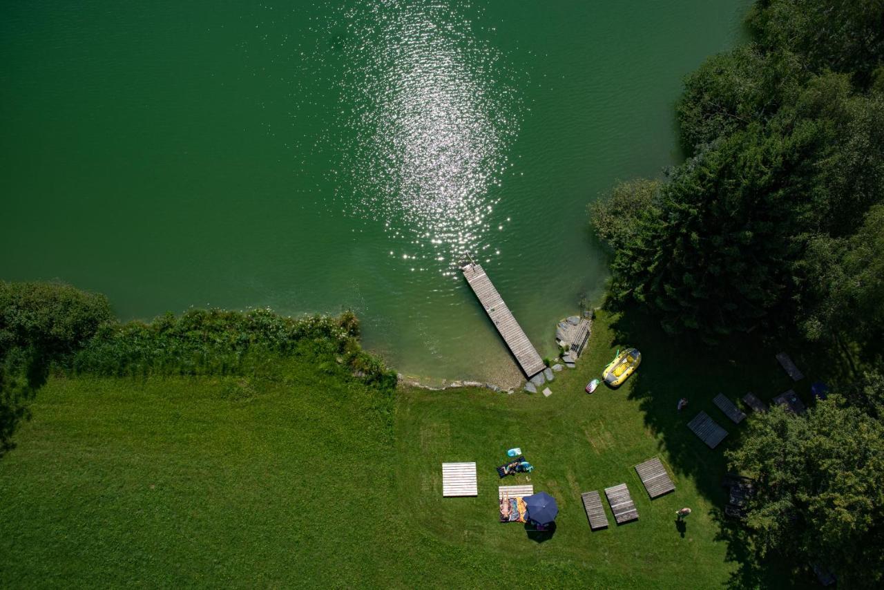 Ferienparadies Hecher Maltschachersee Feldkirchen in Kärnten Exteriör bild