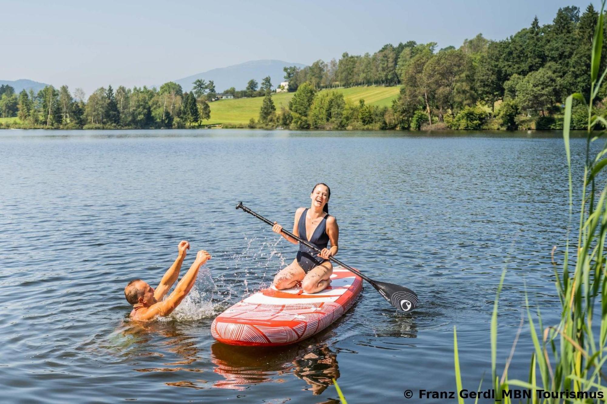 Ferienparadies Hecher Maltschachersee Feldkirchen in Kärnten Exteriör bild